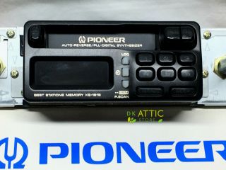 Vintage Pioneer Shaft Style Car AM/FM Cassette Stereo KE - 1818 Tuner - 3