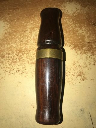 Rare Vintage Tim Grounds Half Breed Cocobolo Goose Call