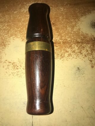 Rare Vintage Tim Grounds Half Breed Cocobolo Goose Call 2