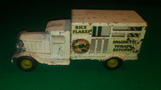 Vintage Metalcraft Heinz Delivery Pressed Steel Truck