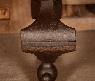 CLEANED Vtg Blacksmith COLUMBIAN Post Vise Tool 5 - 3/4 