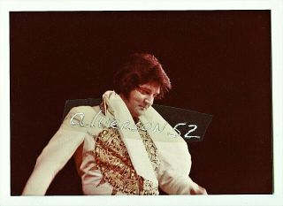 Elvis Presley Vintage Concert Photo - Indianapolis,  In - June 26,  1977