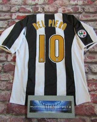 Del Piero Juventus Italy Home Juve Football Shirt Large Mens Jersey Vintage