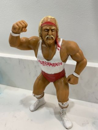 Wwf Wwe Wrestling Vintage Ljn Hulk Hogan White Shirt Figure 1988 Titan Sports