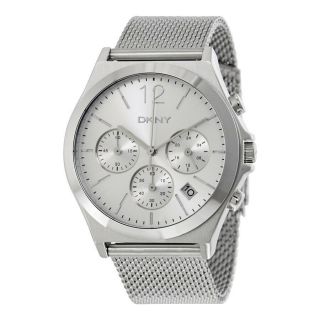 Dkny Parsons Mesh Stainless Steel Chronograph Ladies Bracelet Ny2484