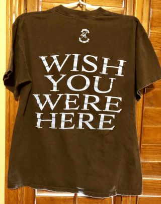Vintage PINK FLOYD ‘WISH YOU WERE HERE’ Promo Concert T Shirt L 1992 BROCKUM 2