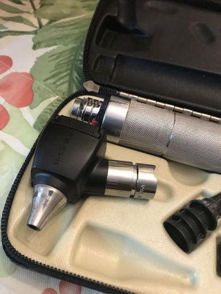 VTG WELCH ALLYN Allyn Ophthalmoscope Otoscope Lite Kit Set Black 25020 11600 3