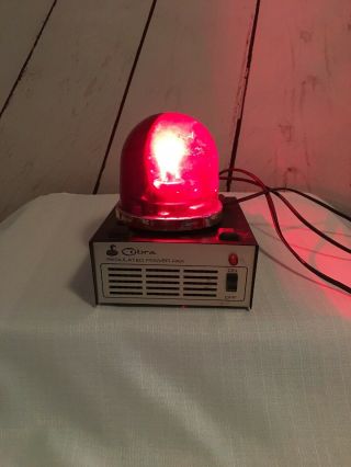 Vintage Federal Sign and Signal Fire Ball Light w/ Cobra Regulated Power Pak 3