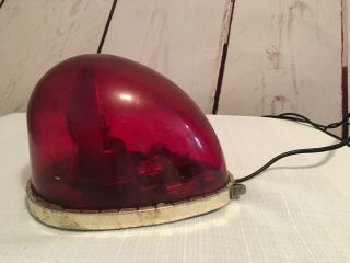 Vintage Federal Sign and Signal Fire Ball Light w/ Cobra Regulated Power Pak 8