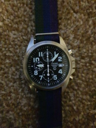 Pulsar British Army Navy G10 Watch Issued No.  03357 Yr 2017 Very Rare