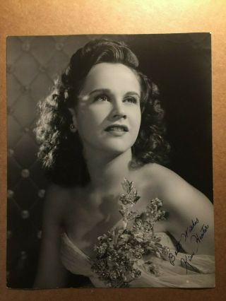 Kim Hunter Rare Very Early Vintage Autographed Pin Up 7/9 Photo 1940s Streetcar
