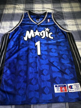 Orlando Magic Tracy McGrady VTG Champion Authentic NBA Basketball Jersey XXL 52 8