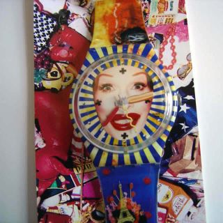 Time Tranny Swatch Art Special By D.  Lachapelle Nib - Rare