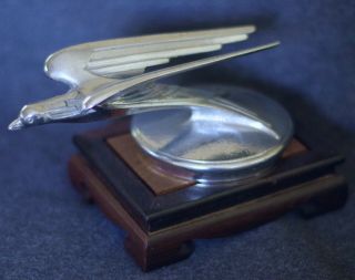 VINTAGE 1931 OLDSMOBILE BIRD SWALLOW HOOD ORNAMENT RADIATOR CAP MASCOT TERNSTEDT 2