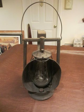 Vintage Antique Prr Pennsylvania Railroad Dietz Acme Inspector Lantern Oil Lamp