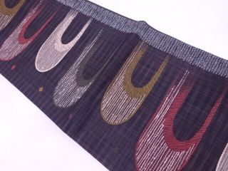 3943412: Japanese Kimono / Vintage Fukuro Obi / Woven Abstract