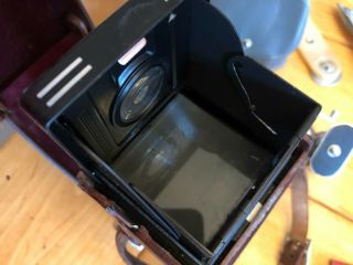 Vintage Rolleiflex 3.  5 Camera Zeiss w/ tripod and light meter 3