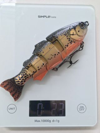 3:16 Lure Company 6” Freestyle Trout (floater) – Rare/nip – Brown Trout Pattern