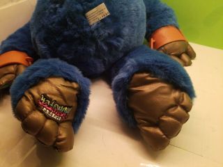Vintage MY PET MONSTER TALKING PLUSH FIGURE WITH CUFFS & GREAT 2001 8