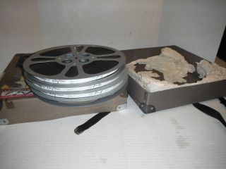 Vintage 16mm " The Rivals " Reel To Reel Color Movie W/sound (4 Reels),  Case