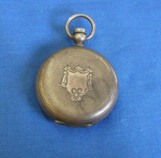 Antique Pocket Watch From Wm Ellery Sterling Silver Of Waltham Massachusetts