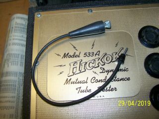 Vintage Hickok Dynamic Mutual Conductance Tube Tester 533A, 4