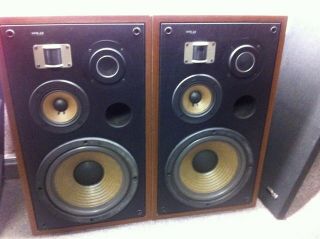 Vintage Pioneer Hpm - 60 4 - Way Floor Speakers 10” Woofer Sound Great