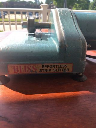 Vintage Bliss Electric Portable Strip Slitter Wool Cloth Cutter By Fraser. 4