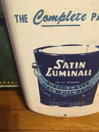 Large Vintage 1940 ' s Satin Luminall Paint Gas Oil 39 