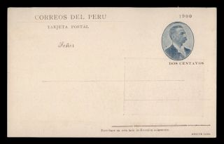 Dr Who Peru Vintage Postal Card Stationery C108992