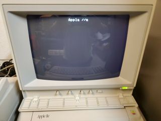 Apple IIe Vintage Personal Computer accessories monitor joystick imagewriter ii 2