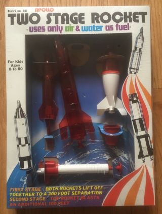 Vintage Parks 551 Apollo Two Stage Rocket 70’s Air And Water