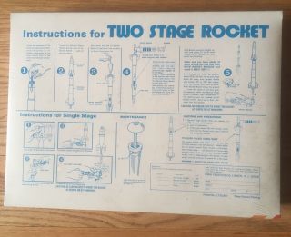 Vintage Parks 551 Apollo Two Stage Rocket 70’s Air And Water 2