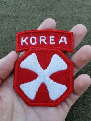 Post Wwii Korean War Us Army 8th Army Patch