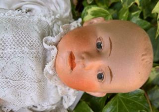 Antique Gebruder Heubach German Bisque Head Character Boy Doll 9 