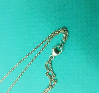 Tiffany & Co Silver Double Chain Dragonfly Pendant Necklace VERY RARE 9