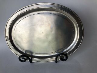 Vintage Cosi Tabellini Pewter Oval Tray /fish Platter