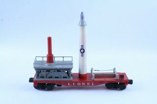 Vintage Lionel O Gauge No.  3413 Mercury Capsule Launch Car