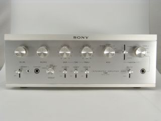 Vtg Sony Integrated Stereo Amplifier Ta - 1130 Made In Japan Solid State