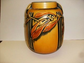 Vintage Art Pottery Vase In Vibrant Colors - Circa 1920 