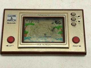 Nintendo Parachute Pr - 21 Game & Watch 1981 Rare Vintage Japan