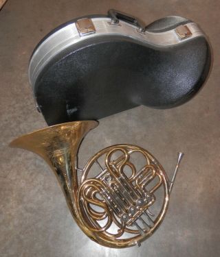 Vintage 1950 Conn 6D Double French Horn 12 Pictures Look NORESERVE 12