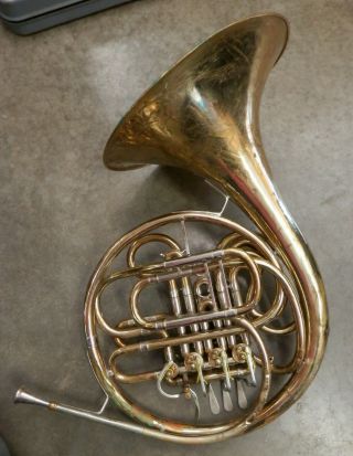 Vintage 1950 Conn 6D Double French Horn 12 Pictures Look NORESERVE 4