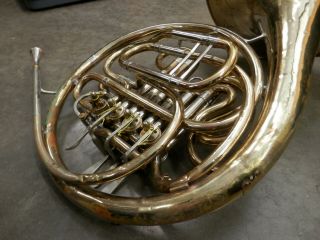 Vintage 1950 Conn 6D Double French Horn 12 Pictures Look NORESERVE 6