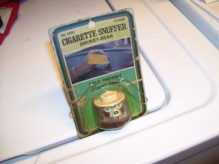 Vintage 1960s Nos Smokey Bear Snuffit Prevent Fire Auto Accessory Gm