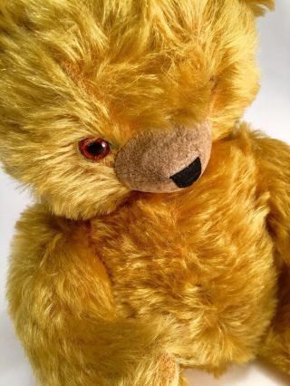 Vintage Knickerbocker Musical Mohair Jointed Teddy Bear - Rockabye Baby Lullaby