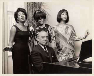 Richard Rodgers Diana Ross And The Supremes Vintage Photo
