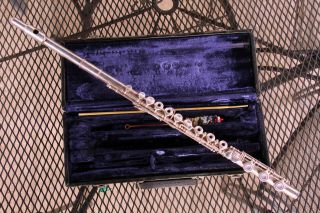 Vintage Silver Open - Hole Artley Flute 9 - 0