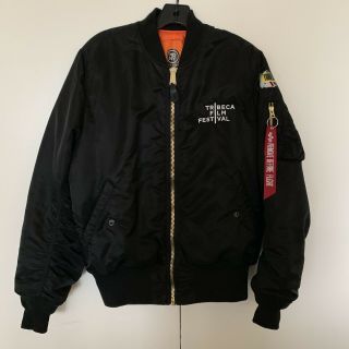 Alpha Industries X Tribeca Film Festival Ma - 1 Flight Bomber Jacket Authentic