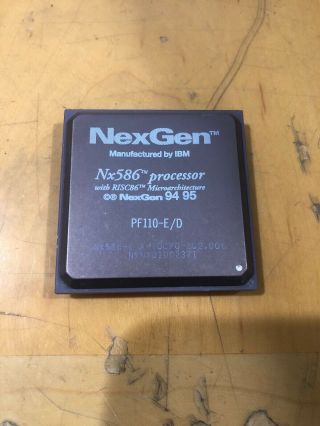 Nexgen Nx586 Cpu Pf110 - E/d Rare Cpu